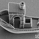 Físicos logran imprimir en 3D un barco tan pequeño que podría navegar dentro de un cabello humano